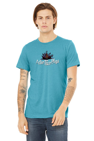 Open image in slideshow, Fire Lotus - Short Sleeve Tri-Blend Tee
